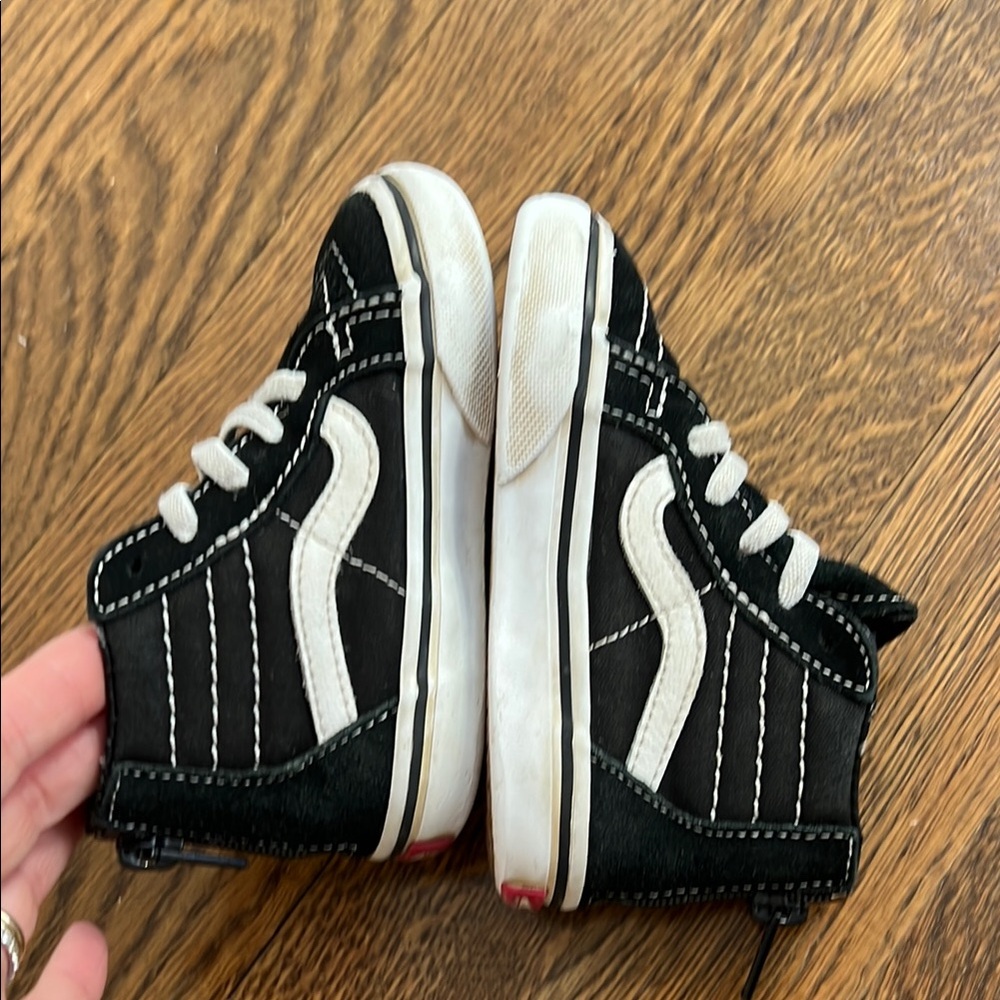 Vans Kids Black High-Top Sneakers